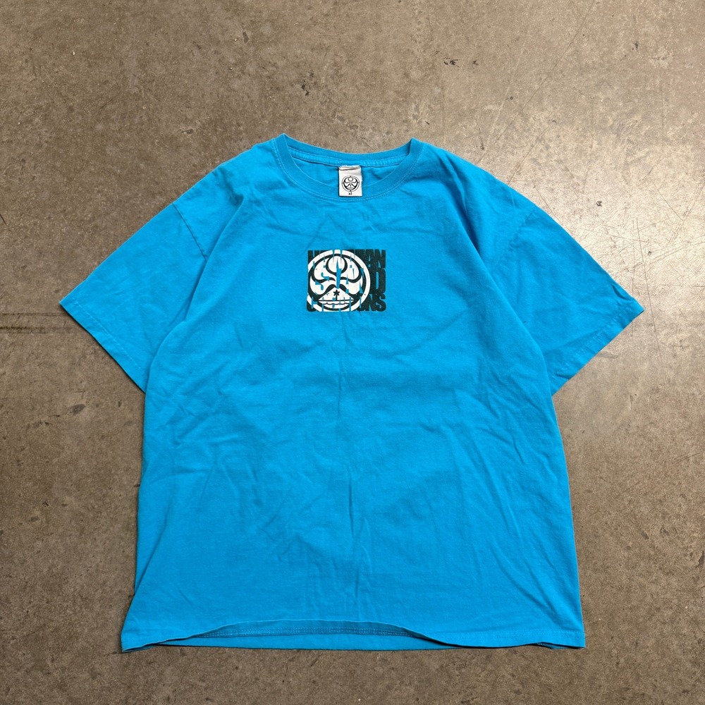 Hawaiian Island HIC Mens XL Blue Graphic Logo Surf T-Shirt‎ Short Sleeve